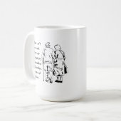 L'Amour Véritable Devient Vieux Amusant Mug Romant (Devant gauche)