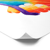 L'amour vient dans plusieurs couleurs Poster (Coin)