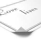 L'amour vit ici poster (Coin)