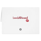 L'AMOUR=VOUS ET ***VOUS ET MOI*** (Dos Horizontal)