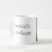 L'amoureux de l'Amérique - tasse de Sarah Palin (Devant gauche)