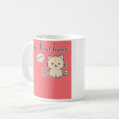 L'Amoureux des chats Mug (Devant gauche)
