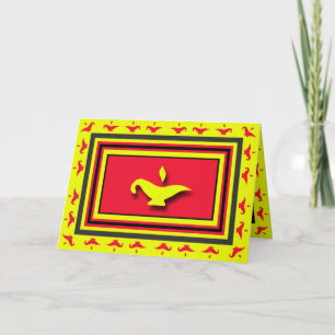 Lamp Diwali Kaart