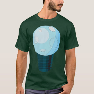 lamp- en planetsymbool t-shirt
