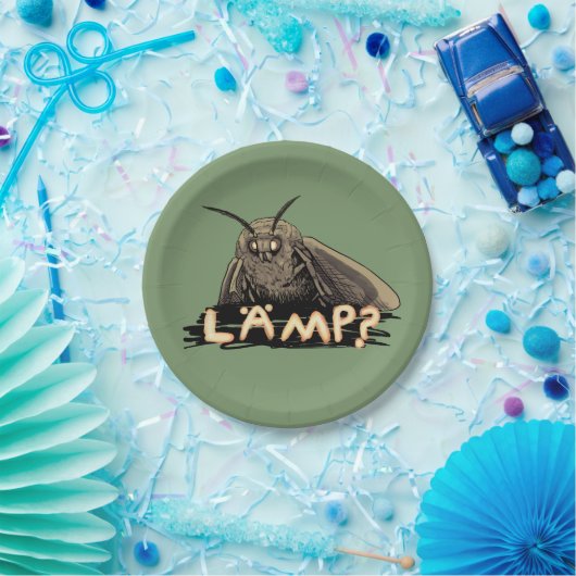 Lamp? Moth Meme Papieren Bordje (Feest)