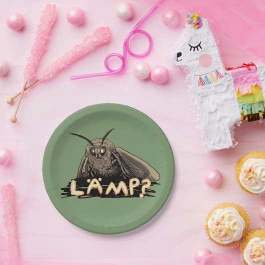 Lamp? Moth Meme Papieren Bordje (Feest)