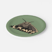 Lamp? Moth Meme Papieren Bordje (Gekanteld)