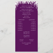 Lamp Post Industrial Glam Sparkle Paarse Programma (Achterkant)