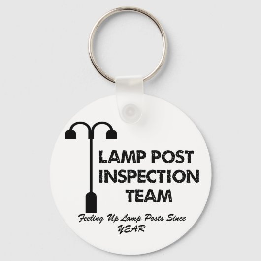 Lamp-postinspectieteam Sleutelhanger (Voorkant)