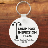 Lamp-postinspectieteam Sleutelhanger (Voorkant)