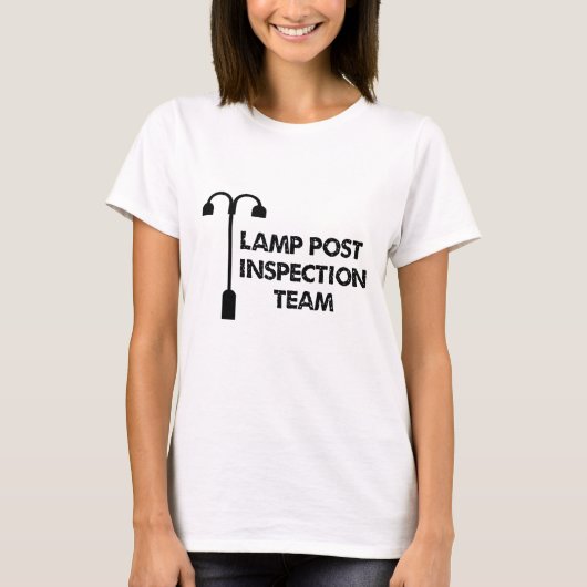 Lamp-postinspectieteam T-shirt (Voorkant)
