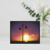 Lamp stelt Key West Florida Briefkaart (Staand voorkant)