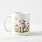 Lampe d'aquarelle de printemps - Mug d'enfant (Gauche)
