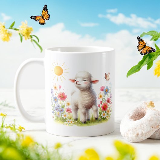 Lampe d'aquarelle de printemps - Mug d'enfant