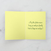 Lampe de Diwali sur le vert - carte (Intérieur)