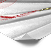 Lampe de Genie avec Fumée de Coeur - Poster (Coin)