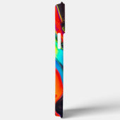 Lampe de lave Orange Aqua coque iphone Coque perso (Verso / Droite)