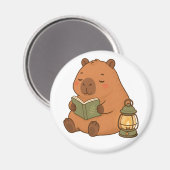 Lampe de lecture capybara mignonne aimant pour réf (Recto/Verso)