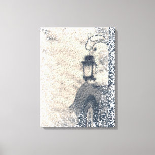 Lampe de rue toile enveloppée