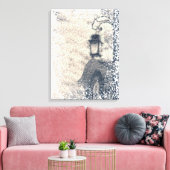 Lampe de rue toile enveloppée (Insitu(Salon))