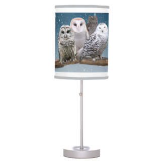 Lampe de table de hibou