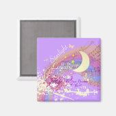 Lampe étoilée Colorsplash Magnet Carré (Recto/Verso)