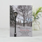 Lampe Post Fête Invitation (Debout devant)