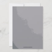 Lampe Post Fête Invitation (Dos)