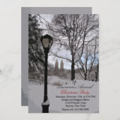 Lampe Post Fête Invitation (Devant / Derrière)