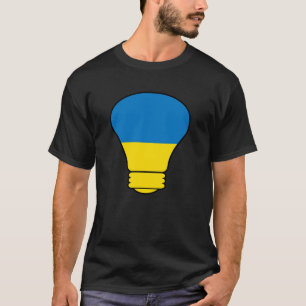 Lampe Ukraine, stand avec T-shirt Ukraine