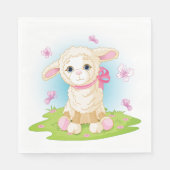 Lampen en botervliegen servet (Voorkant)