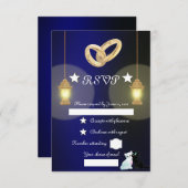 Lampen RSVP Kaartje (Voorkant / Achterkant)