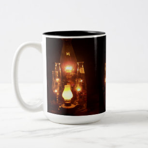 Lampes à huile d'antiquité de l'époque Bygone Mug