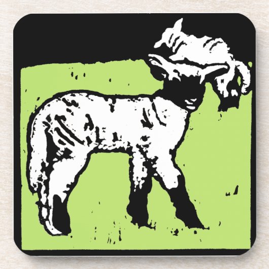 Lampes Victoriennes En Bois Sur Dessous de verre (Devant)