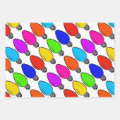 Lampes Vintages de Noël Enveloppement Feuilles de  (Devant)