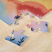 Lampions Colorés et Papillons Puzzle (Côté)