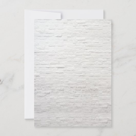 lampjes Botanische White Brick Weddenschap Save The Date (Achterkant)