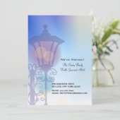 Lamplight Moving Faire-part (Debout devant)