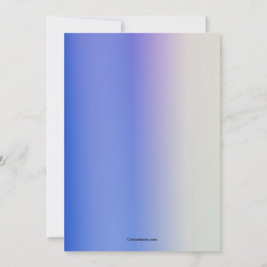 Lamplight Moving Faire-part (Dos)