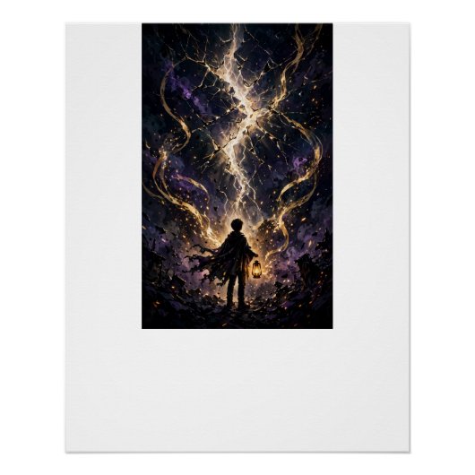Lamplighter de Broken Sky — Affiche d'art (Devant)