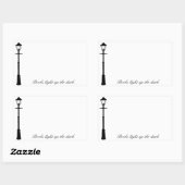 Lamppost Sticker Bookplate (Vel)