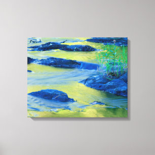 Lamprey River   New Hampshire Canvas Afdruk