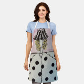 Lampshade Dames schort (Gedragen)