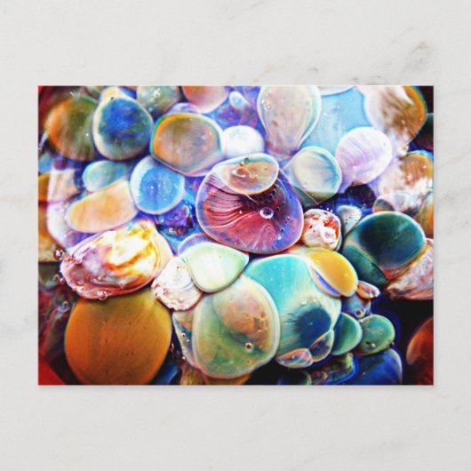 Lampwork Boro Glass sous-marin Carte postale aquat (Devant)