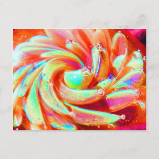 Lampwork Boro Rainbow Glass Pastel Art Briefkaart