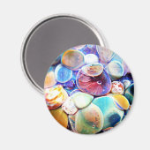 Lampwork Verre Abstrait Aimant en pierre sous-mari (Recto/Verso)