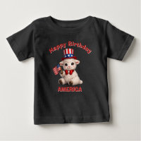 Lams (5f) Patriottisch Kinder T-Shirt