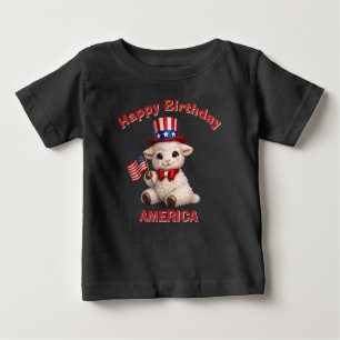 Lams (5f) Patriottisch Kinder T-Shirt