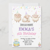 Lamsverjaardag uitnodiging (Voorkant)