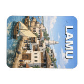 Lamu Kenia Magneet (Horizontaal)